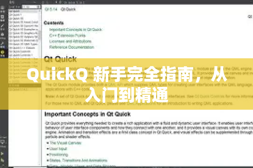 QuickQ 新手完全指南，从入门到精通