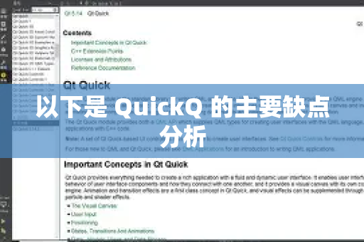 以下是 QuickQ 的主要缺点分析